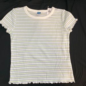 Girls Lettuce Edge Tee